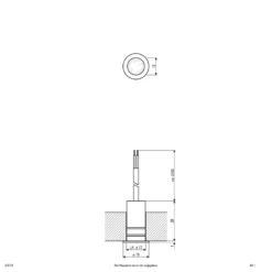 EVN LD3102 empotrada 12V IP68 Ø1,8cm 0,2W 830