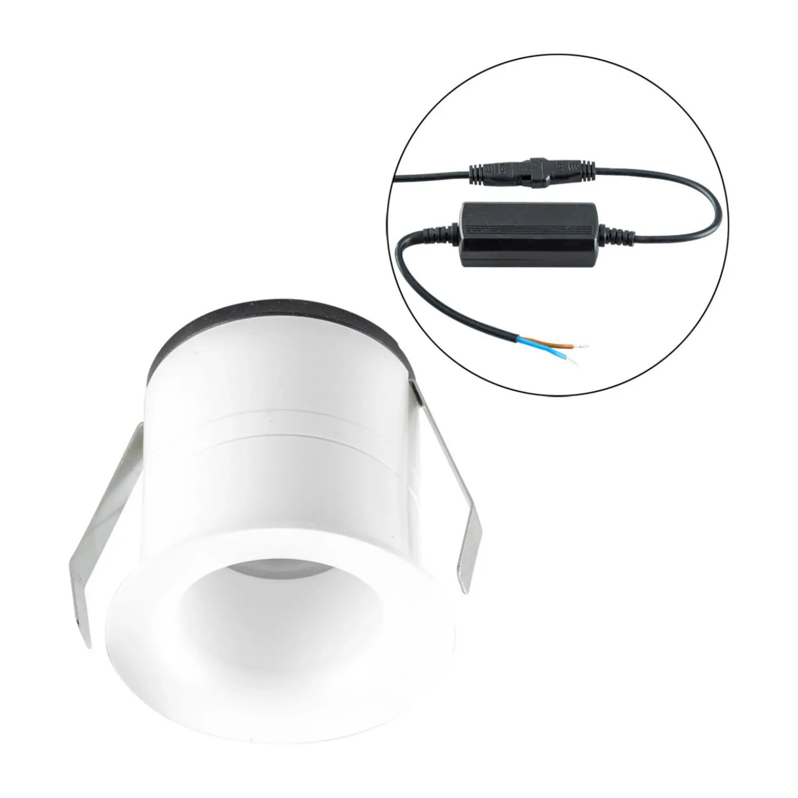 EVN Noblendo Lámpara de techo empotrable LED blanco Ø 5,5 cm