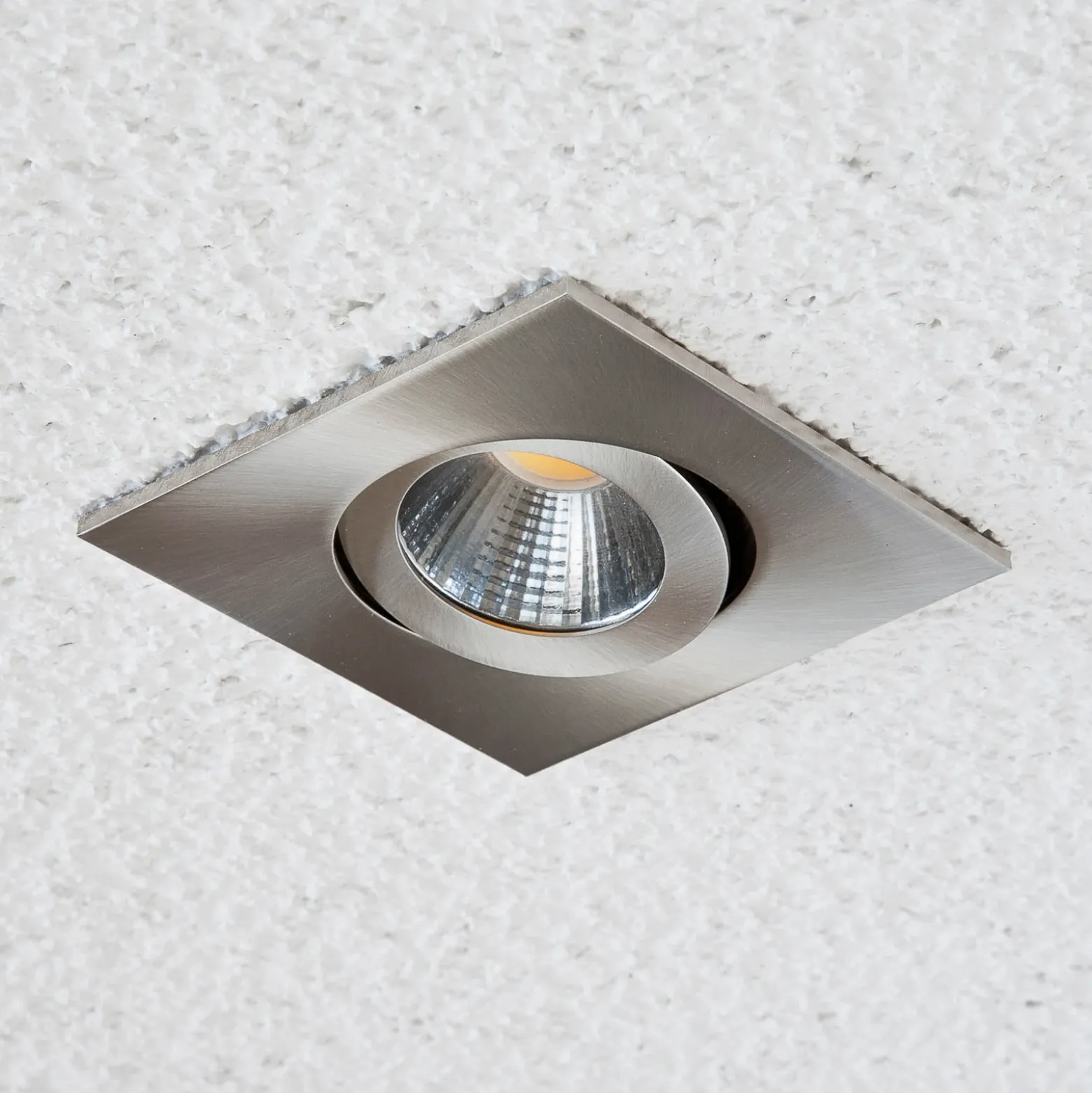 EVN PC20 Instalación angular Dimmer de fase 3000K acero inoxidable
