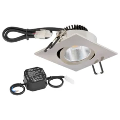 EVN PC20 Instalación angular Dimmer de fase 3000K acero inoxidable