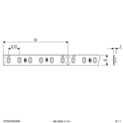 EVN STR2024 Tira LED IP20 5m 48W 4.000K