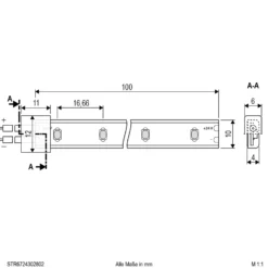 EVN STR6724 Tira LED IP67 5m 24W 3.000K