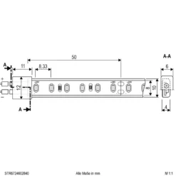 EVN STR6724 Tira LED IP67 5m 48W 4.000K