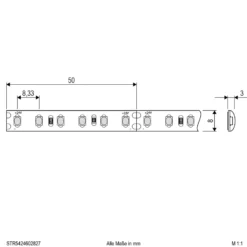 EVN STR5424 Tira LED IP54 5m 48W 2,700K