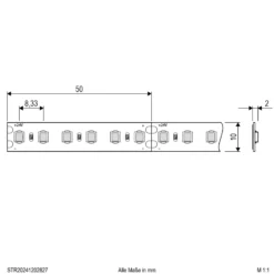 EVN STR2024 Tira LED IP20 5m 72W 2.700K