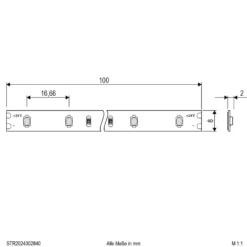 EVN STR2024 Tira LED IP20 5m 24W 4.000K