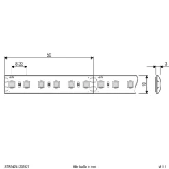 EVN STR5424 Tira LED IP54 5m 72W 2,700K