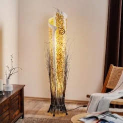 Exótica lámpara de pie YUNI 150 cm