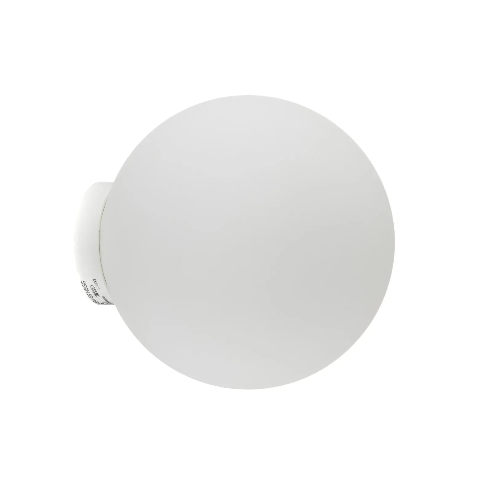 Fabbian Lumi Sfera aplique de vidrio, Ø 14 cm