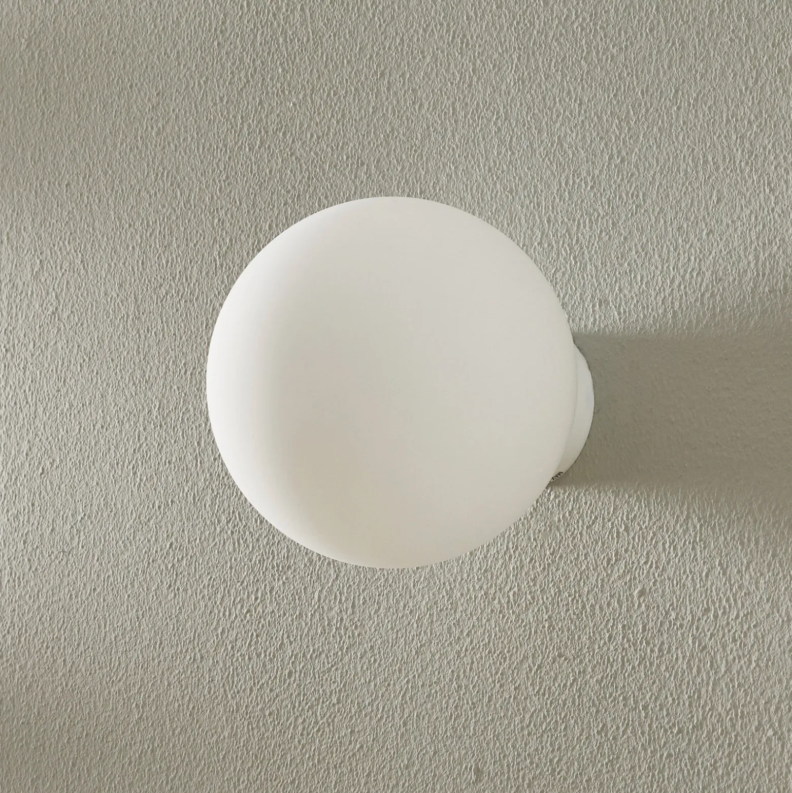 Fabbian Lumi Sfera aplique de vidrio, Ø 14 cm
