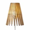 Fabbian Stick lámpara de pie de madera, forma cono