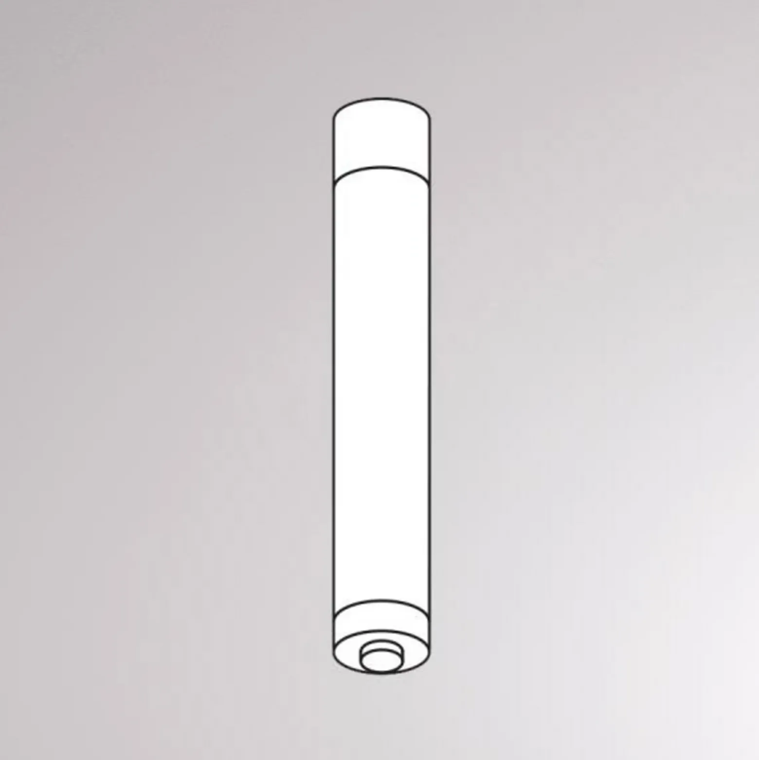 Fijación de techo para raíl Volare 7,1 cm negro