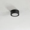 Flea downlight de techo de acero, negro