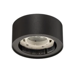 Flea downlight de techo de acero, negro