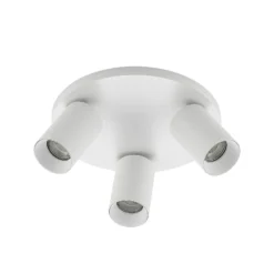 Foco Arcchio Brinja, blanco, redondo, Ø 6 cm, 3 luces, GU10