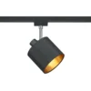 foco bifásico DUOline 783301 E14, negro/oro