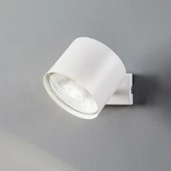 Foco de pared Bot, blanco, móvil