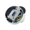 Foco de pared CAN TILT, blanco, Ø 10 cm, metal, interruptor, USB