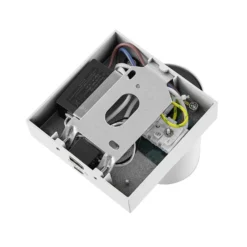 Foco de pared CAN TILT, blanco, 10 x 10 cm, metal, interruptor, USB