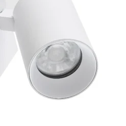 Foco de pared CAN TILT, blanco, 10 x 10 cm, metal, interruptor, USB