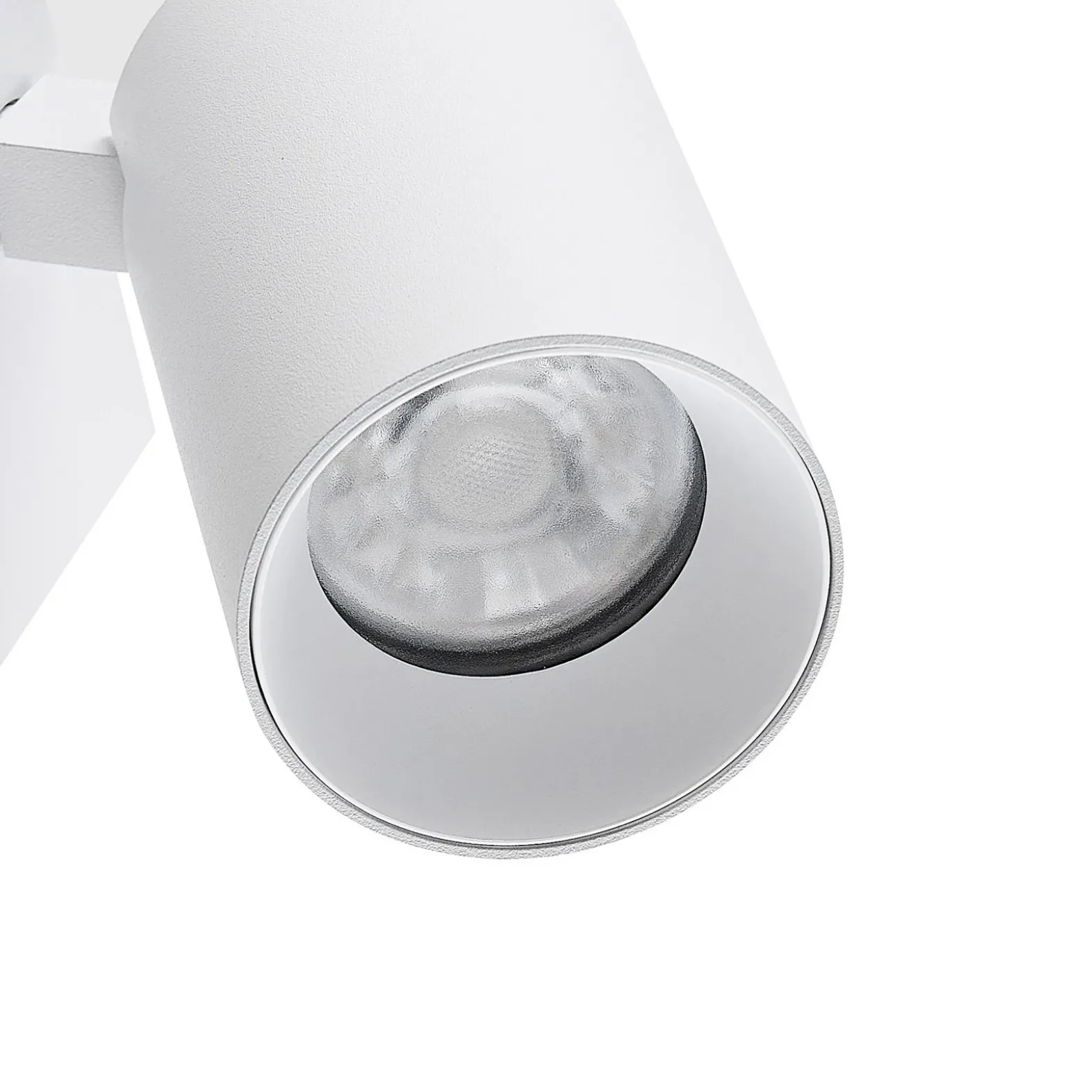 Foco de pared CAN TILT, blanco, 10 x 10 cm, metal, interruptor, USB