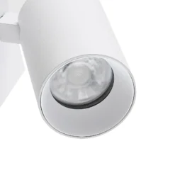 Foco de pared CAN TILT, blanco, 10 x 10 cm, metal, interruptor GU10