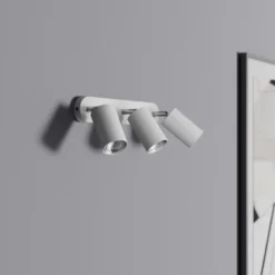 Foco de pared Eye Spot de 3 luces, blanco