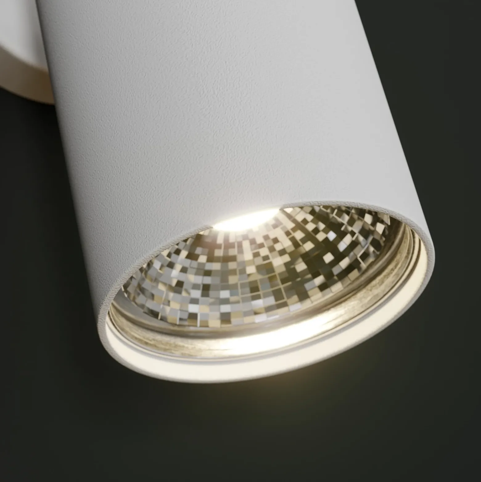 Foco de pared Eye Spot 1 luz, blanco