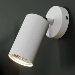 Foco de pared Eye Spot 1 luz, blanco