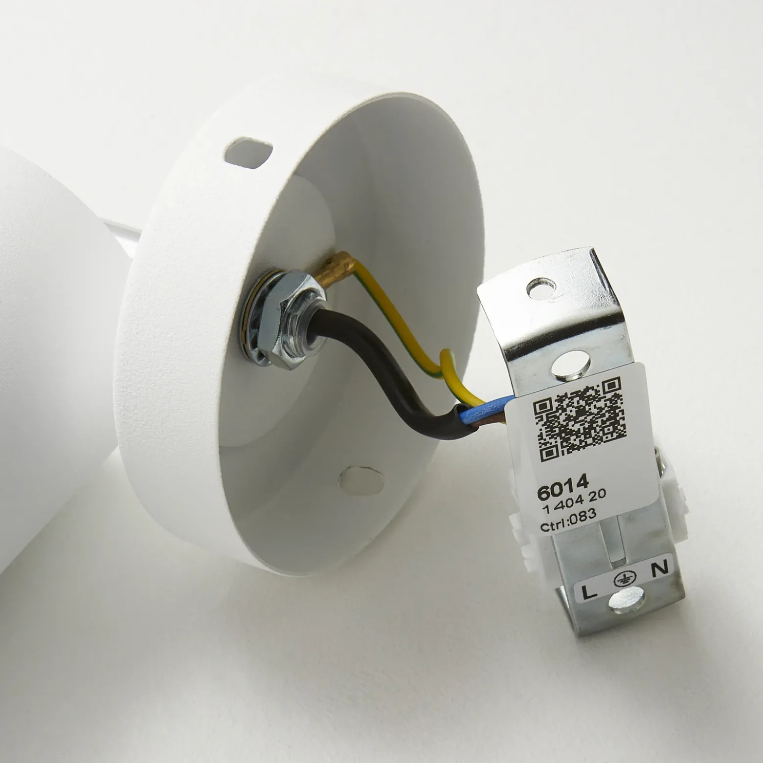 Foco de pared Eye Spot 1 luz, blanco