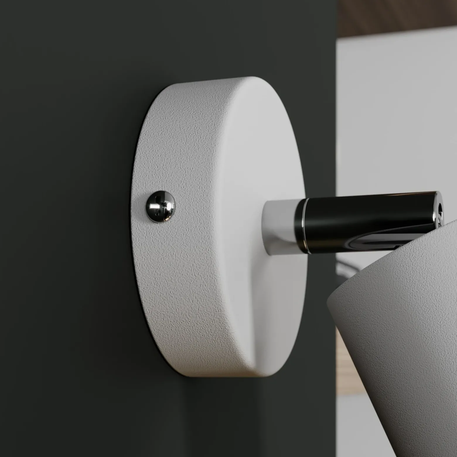 Foco de pared Eye Spot 1 luz, blanco