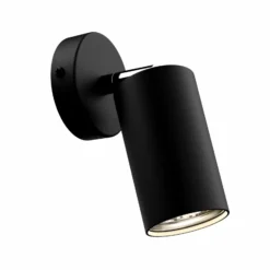 Foco de pared Eye Spot 1 luz, negro