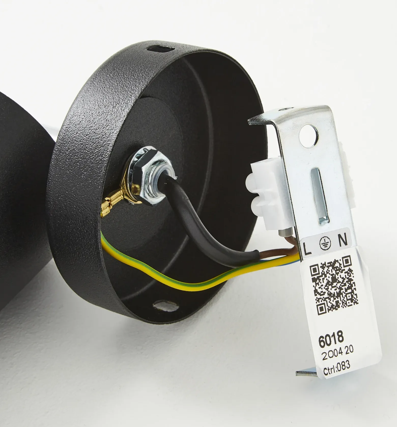 Foco de pared Eye Spot 1 luz, negro