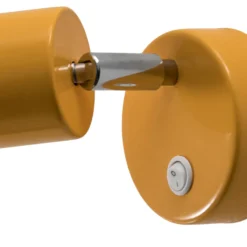 Foco de pared Fun, amarillo, 14 cm de altura, regulable, GU10