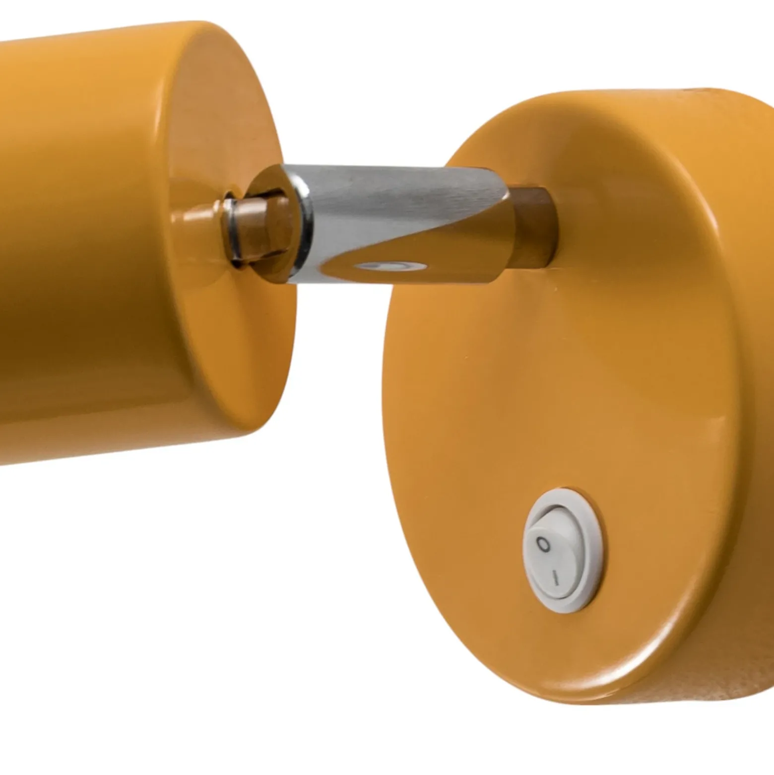 Foco de pared Fun, amarillo, 14 cm de altura, regulable, GU10