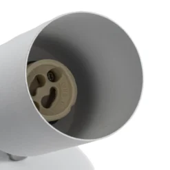 Foco de pared Fun, blanco, 14 cm de altura, regulable, GU10