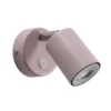 Foco de pared Fun, rosa, 14 cm de altura, regulable, GU10