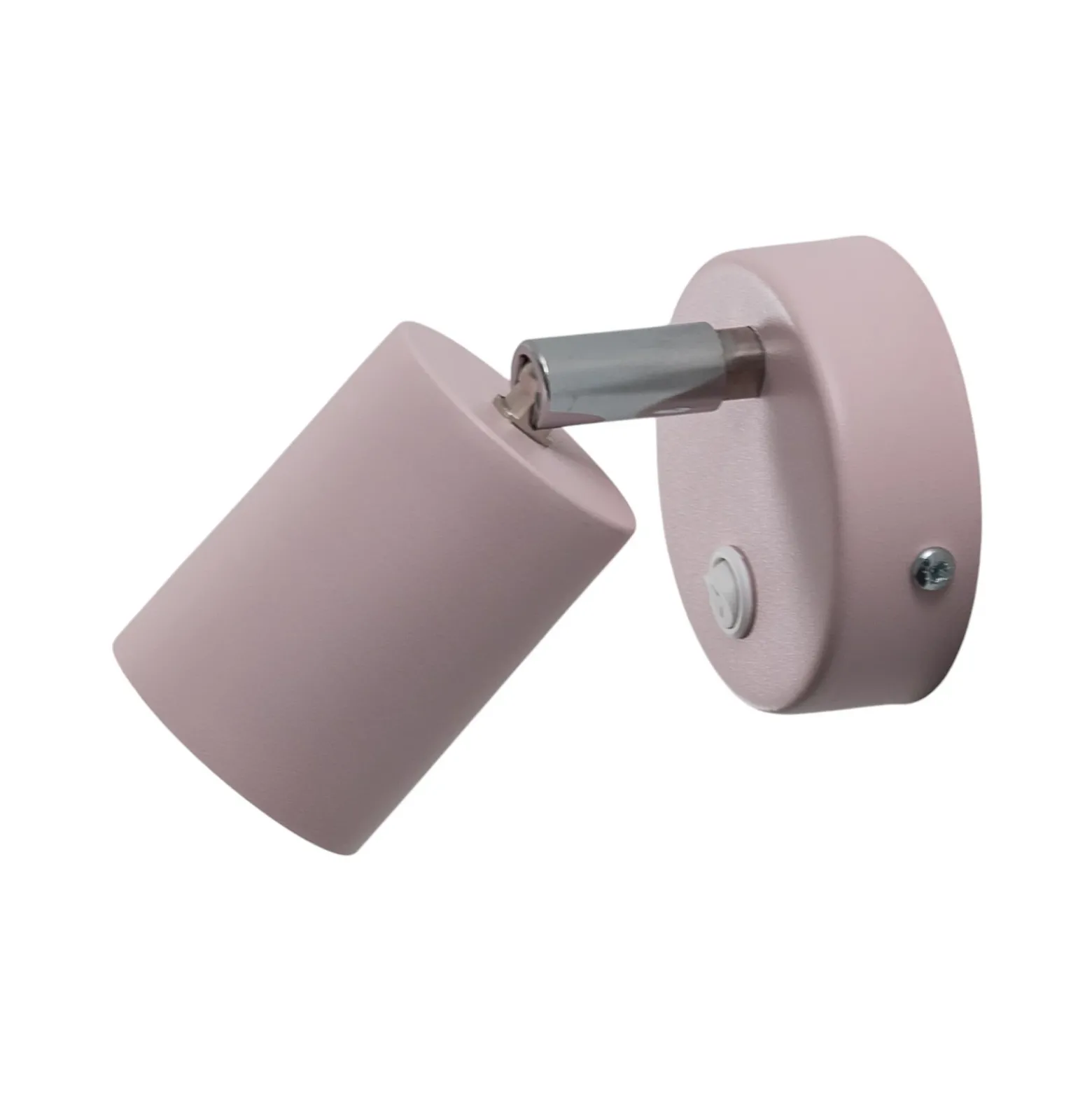 Foco de pared Fun, rosa, 14 cm de altura, regulable, GU10