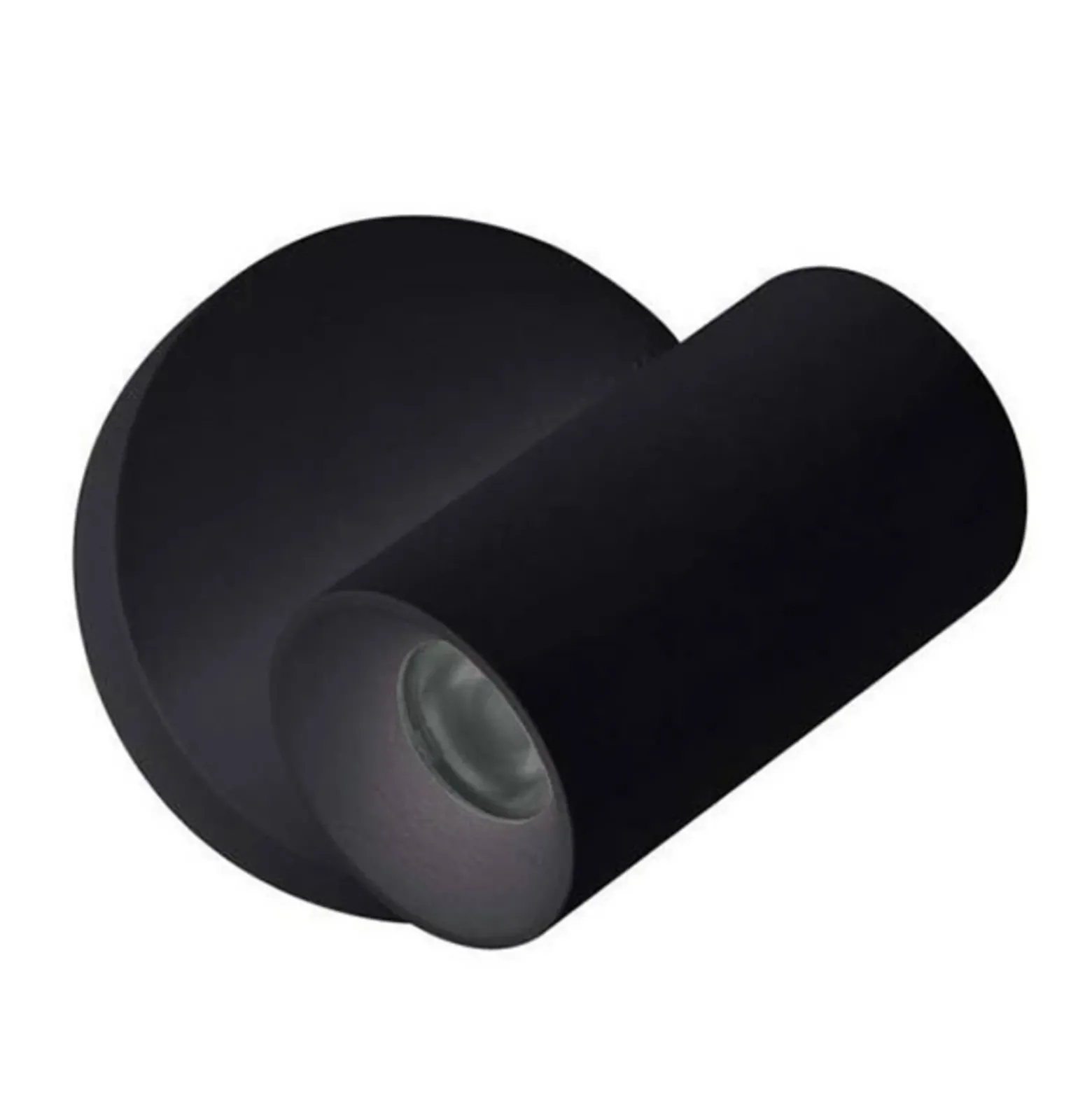 Foco de pared LED Bart W, negro