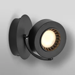 Foco de pared LED VENUS de OSRAM, negro, 1 luz, metal, 3000 K