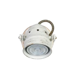 Foco de pared Leonor de Lindby, blanco, metal, 1 luz, 9,5 cm