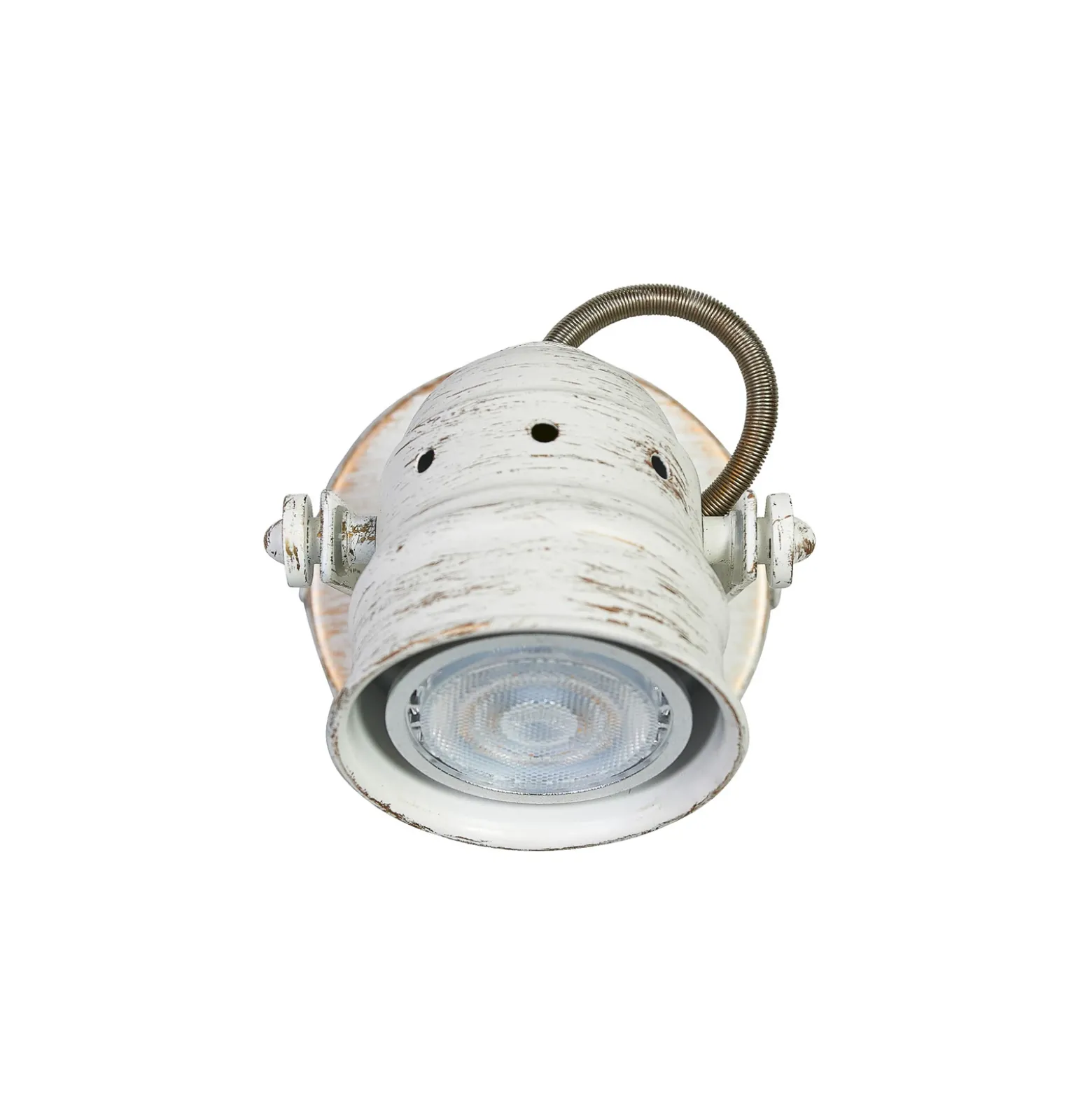 Foco de pared Leonor de Lindby, blanco, metal, 1 luz, 9,5 cm