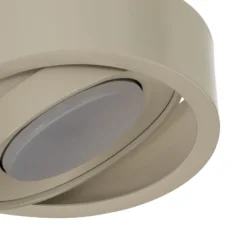 Foco de pared Lili, color crema, Ø 14 cm, GX53