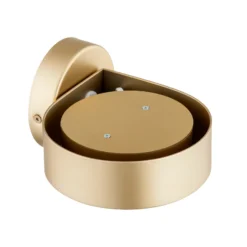 Foco de pared Lili, dorado, Ø 14 cm, GX53