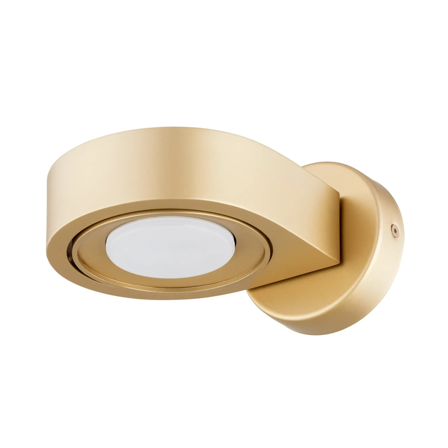 Foco de pared Lili, dorado, Ø 14 cm, GX53
