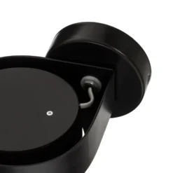 Foco de pared Lili, negro, Ø 14 cm, GX53
