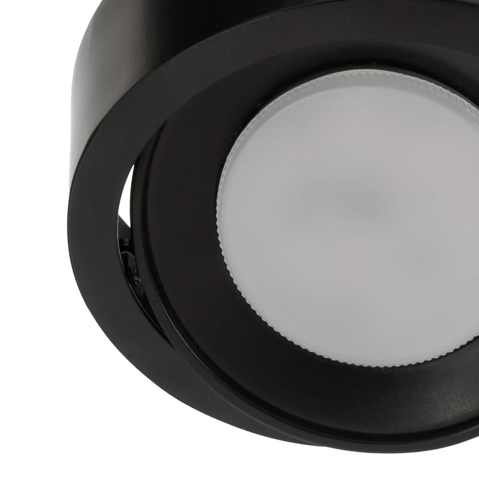 Foco de pared Lili, negro, Ø 14 cm, GX53