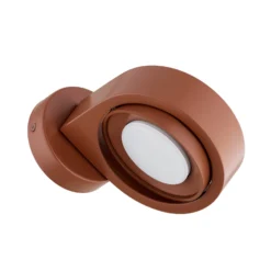 Foco de pared Lili, terracota, Ø 14 cm, GX53