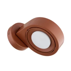 Foco de pared Lili, terracota, Ø 14 cm, GX53
