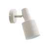 Foco de pared Lindby Ovelia, beige, metal, E27